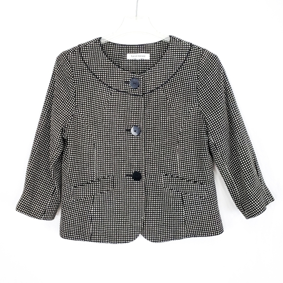 Harve Benard Blazer Black and White Size Large - Picture 2 of 8